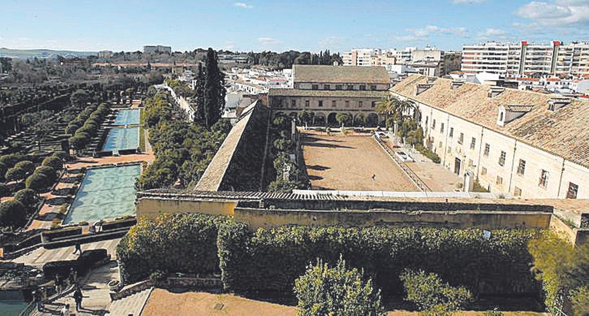 Vista de una parte de Caballerizas Reales.
