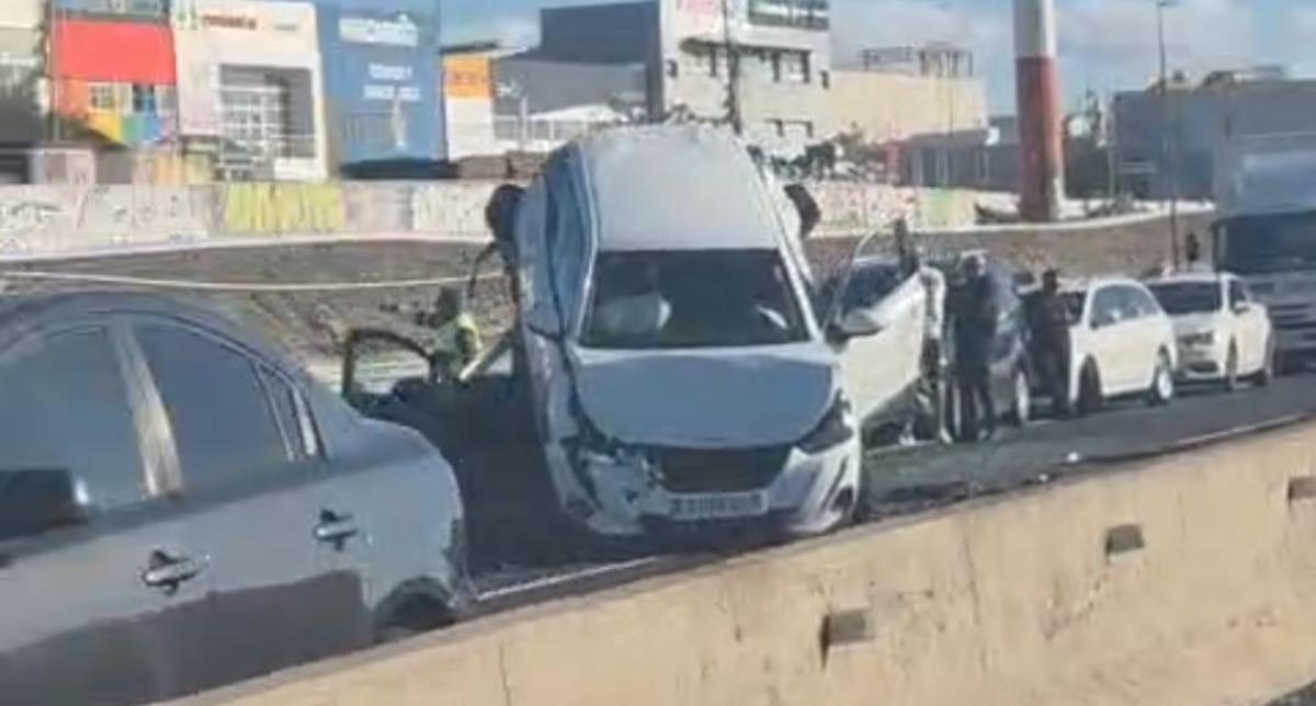 Accidente en Las Chafiras en sentido Sur