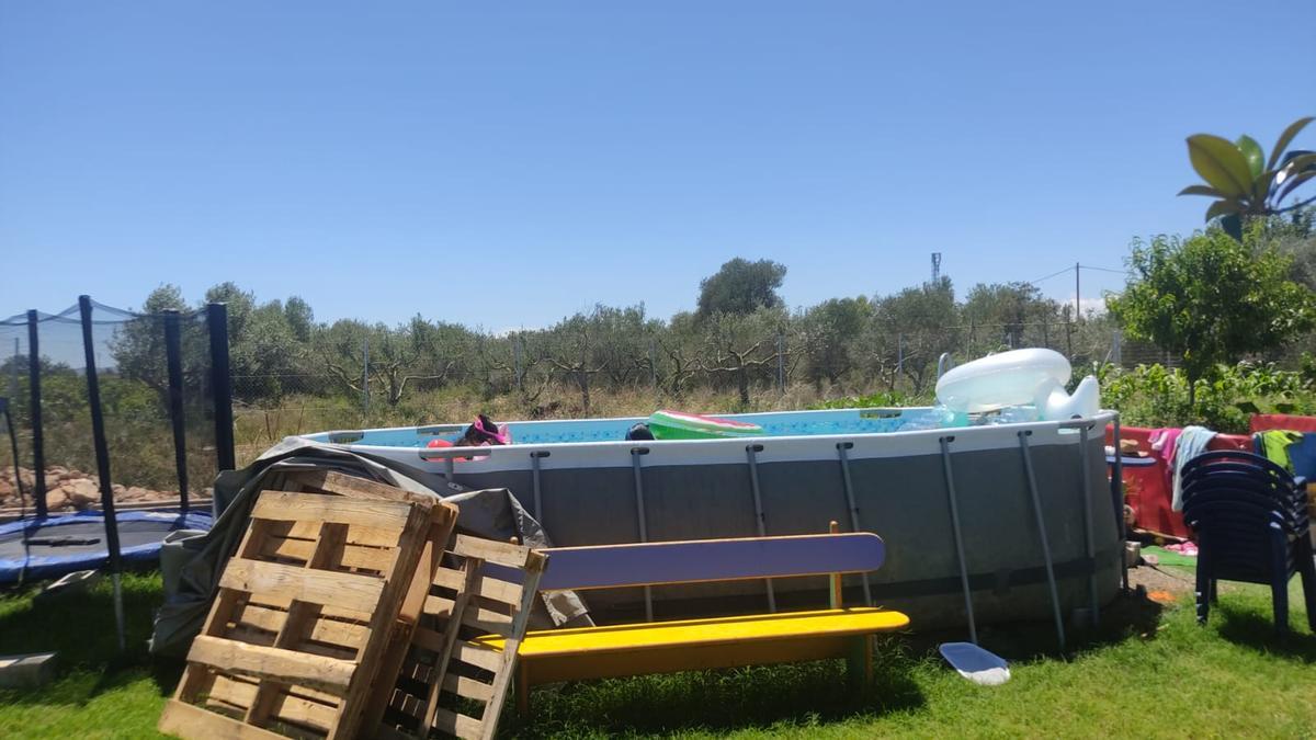 La piscina robada, en una imagen de archivo siendo utilizada.