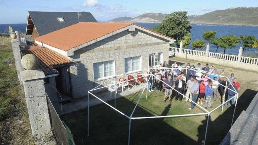 Vivienda que un juzgado ordena derribar en el Portiño de Suevos.