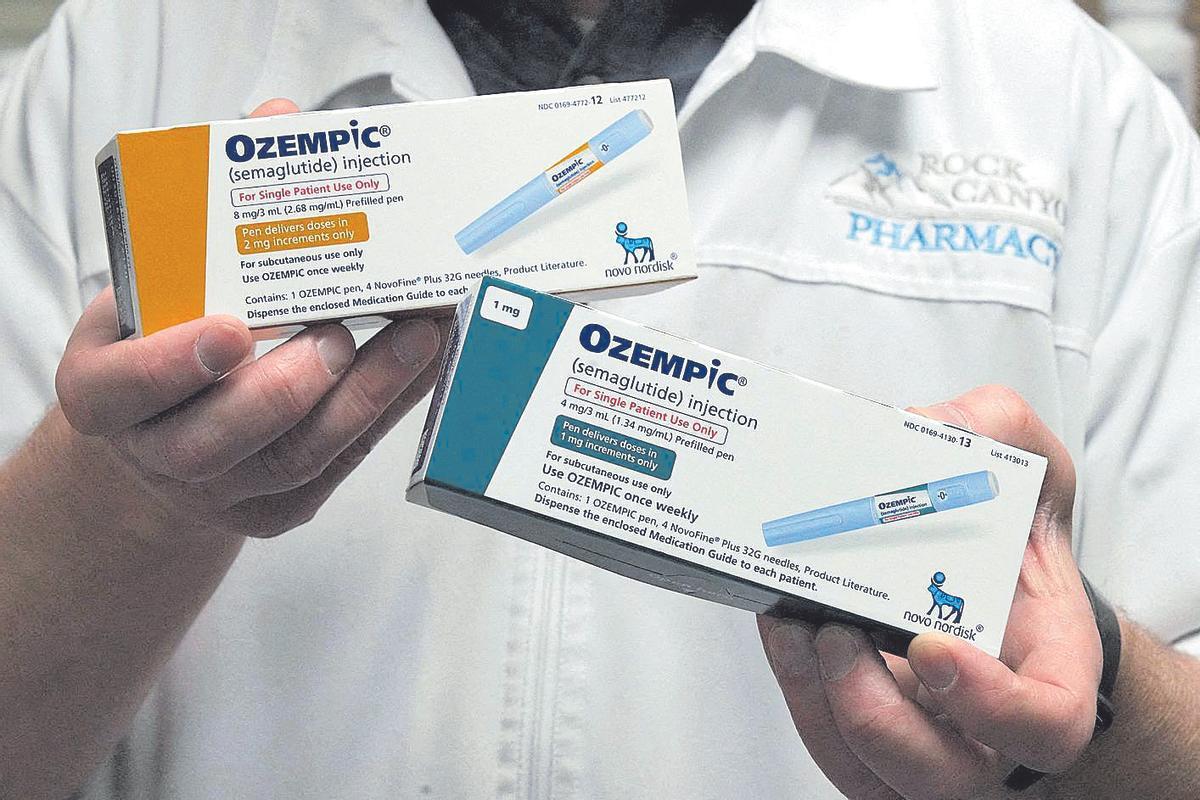 Diversas presentaciones del fármaco inyectable Ozempic, pautado para personas con diabetes tipo 2.