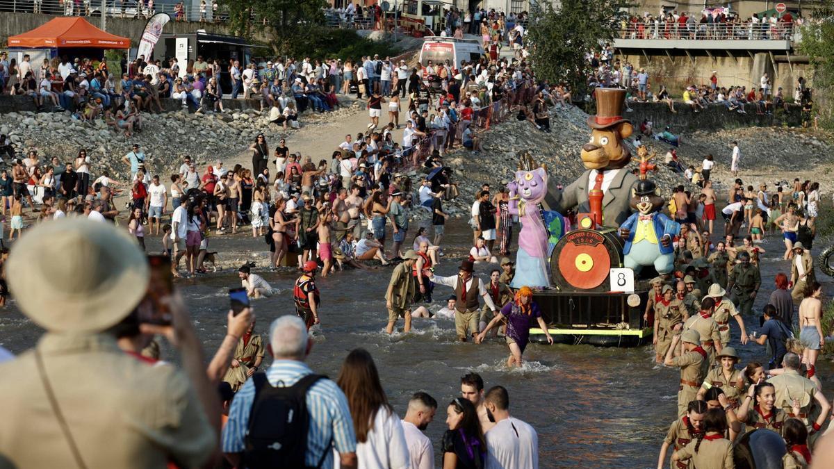 Descenso folklorico del Nalón, en una edición anterior