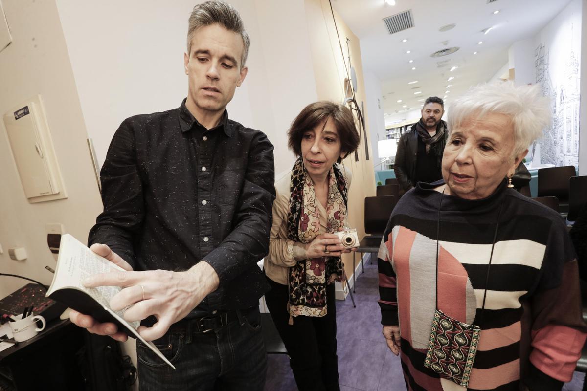 Conchita Quirós, con Garikoitz Fraga.