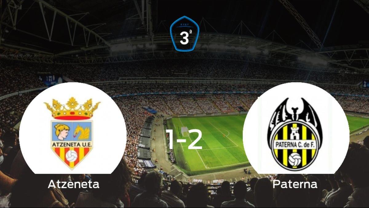 El Paterna suma tres puntos a su casillero frente al Atzeneta (1-2)