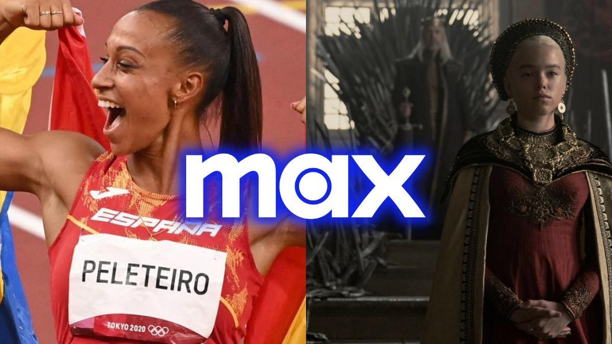 Ana Peleteiro y una escena de 'La casa del dragón', los contenidos de Max