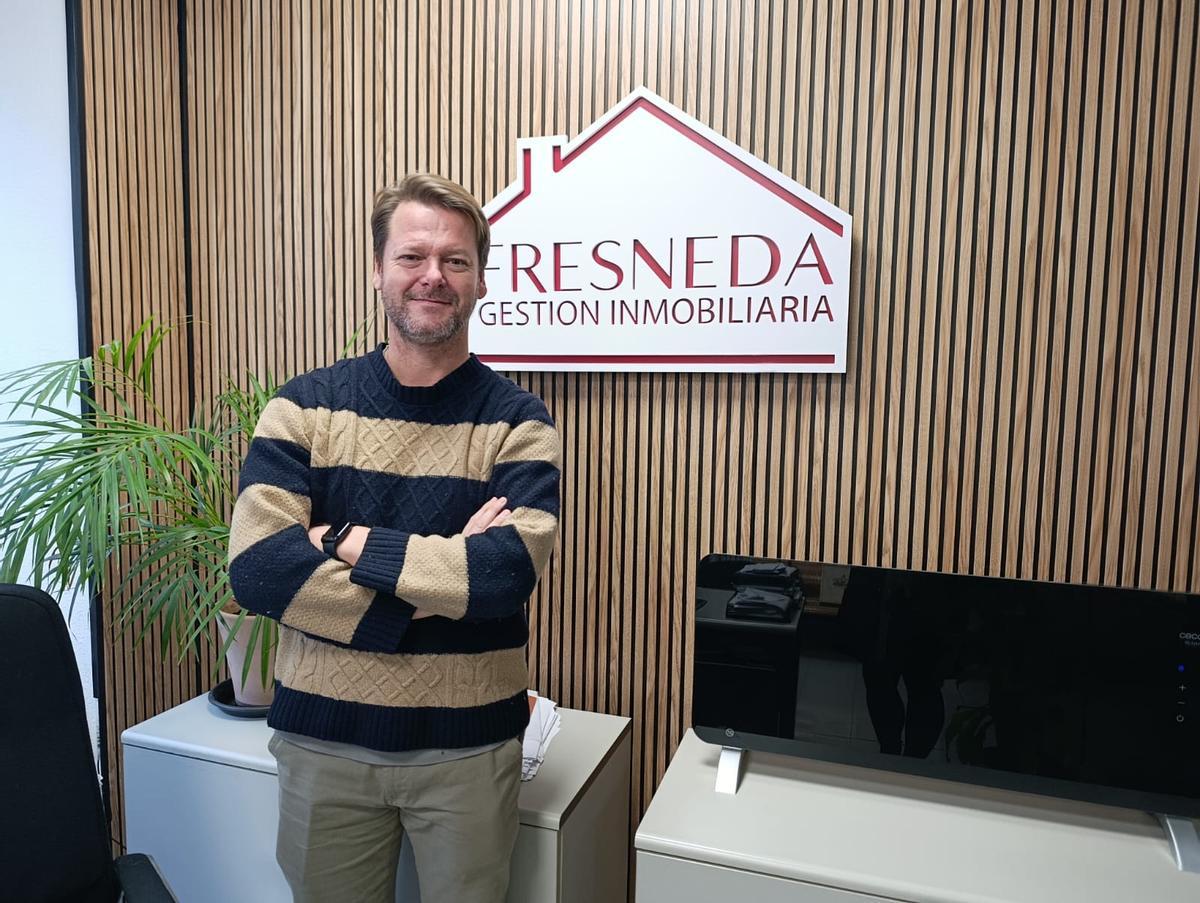Alfonso Orejas, de la Inmobiliaria La Fresneda.