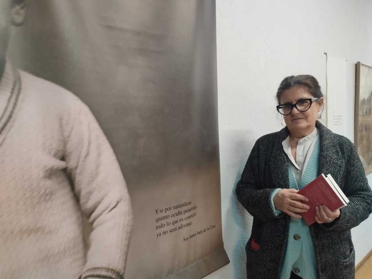 Carmen Santamarina, en la Casa de Cultura de Grado