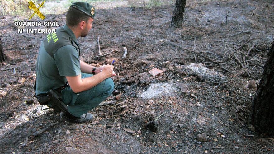 Apaga mal las brasas de una barbacoa y provoca un incendio forestal en Moratalla