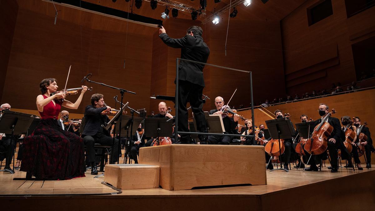 El Quartet Casals, con la OBC en el Auditori