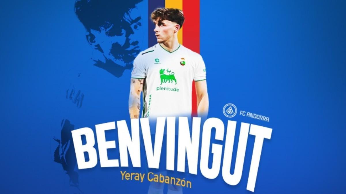 Yeray Cabanzón, fichaje del FC Andorra