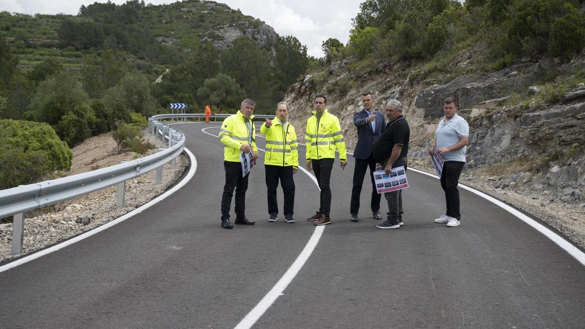 El vicepresidente Héctor Folgado visitó el fin de obras en Castellón.