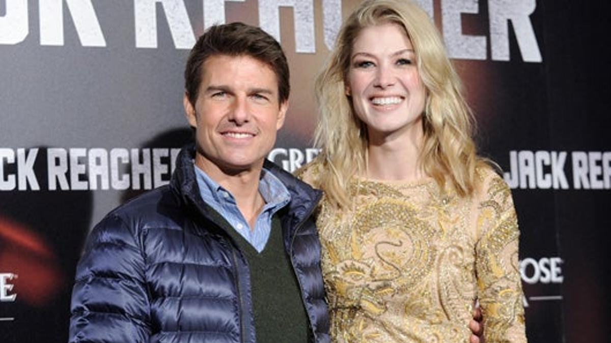 Tom Cruise y Rosamund Pike