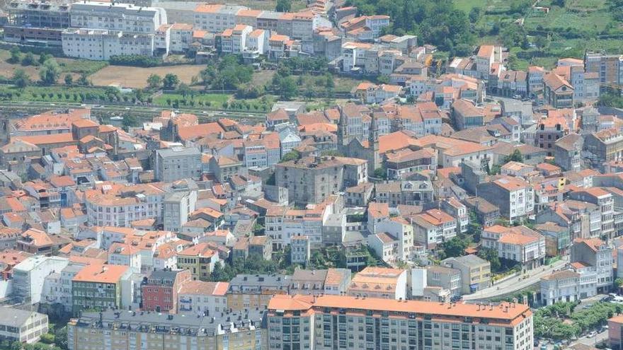 Vista aérea de Betanzos