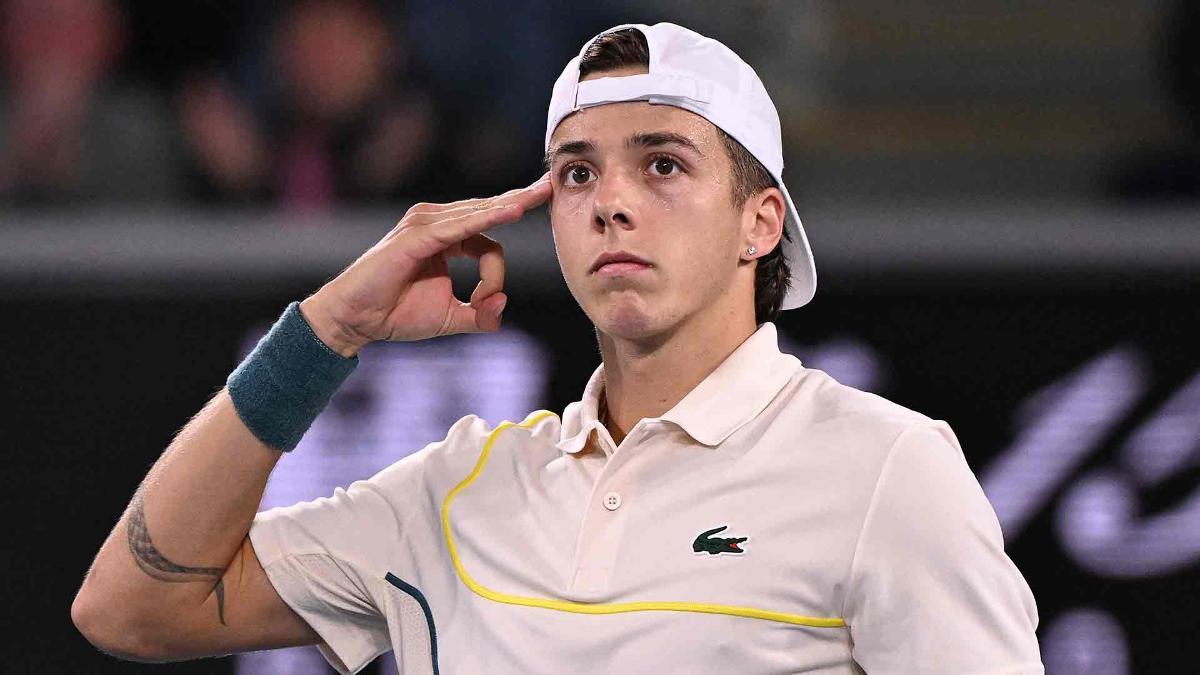 Arthur Cazaux, una de las promesas del tenis francés