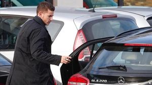 La Fiscalia demana 7 mesos de presó per al futbolista Lucas Hernández per maltractament,  aquest matí als jutjats de Madrid, 