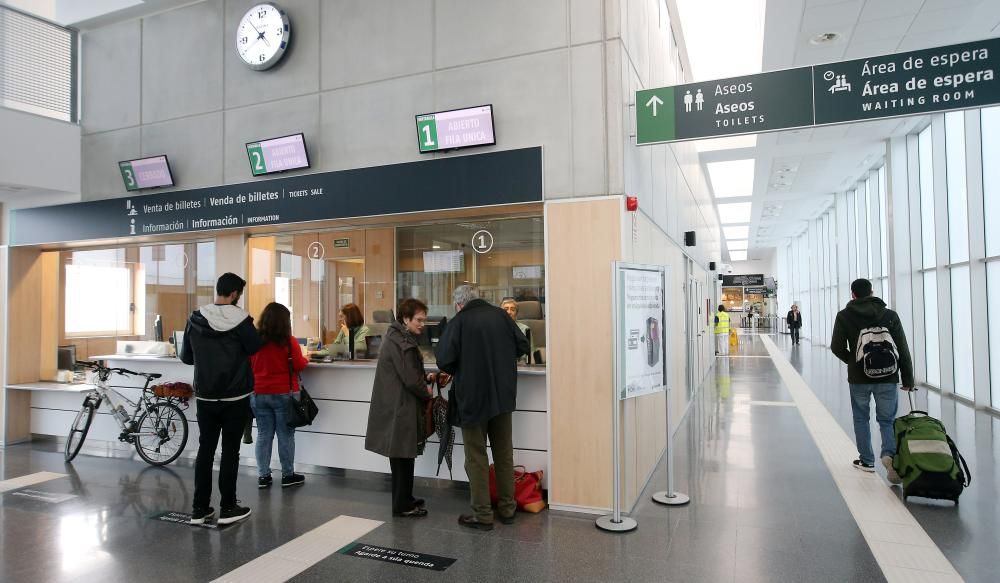 Vigo, partida o destino de un cuarto de los viajeros del Eje Atlántico