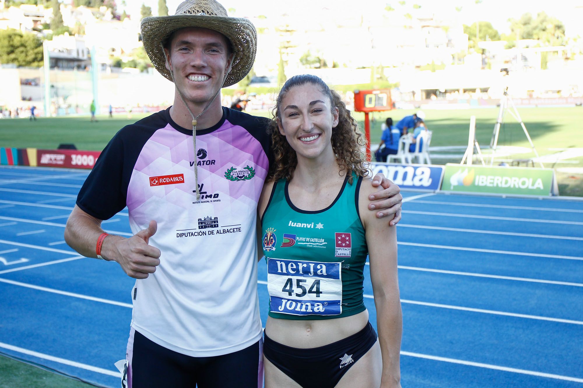 El campeonato nacional de atletismo de Nerja, en imágenes