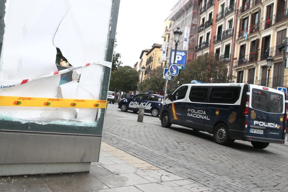 Disturbios en el madrileño barrio de Lavapiés