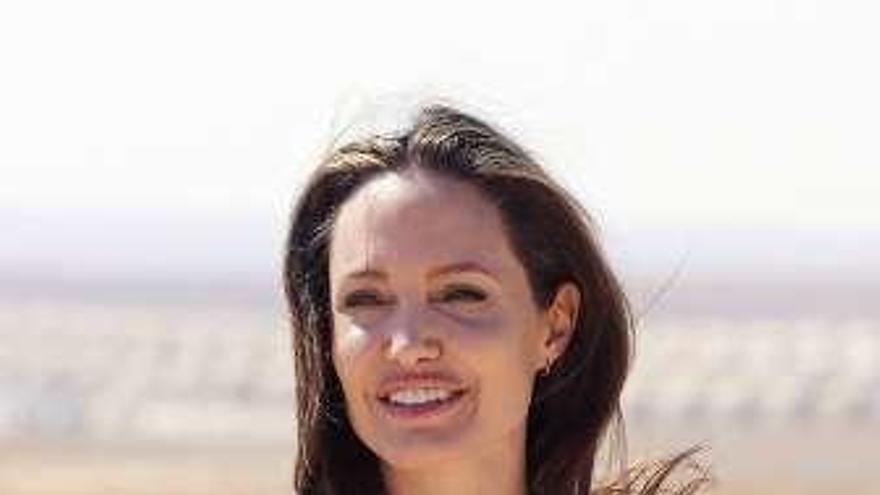 La actriz Angelina Jolie.