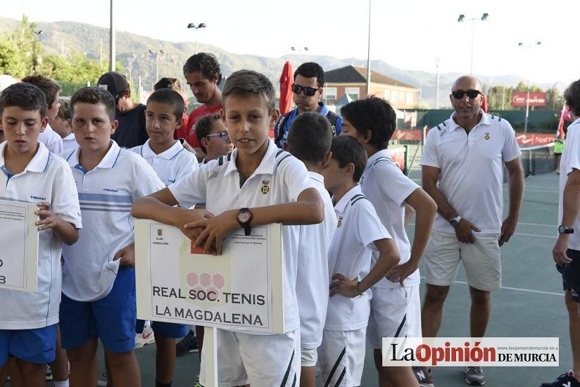 Inauguración del Campeonato Nacional de Tenis Alevín en el Club Cordillera