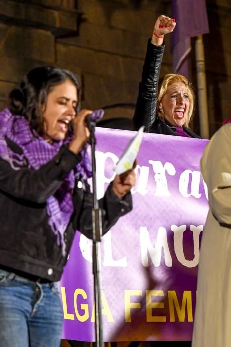 GENTE Y CULTURA 07-03-19  LAS PALMAS DE GRAN CANARIA. 8M Día Internacional de la Mujer. Manifestación por el 8M Día Internacional de la Mujer. FOTOS: JUAN CASTRO