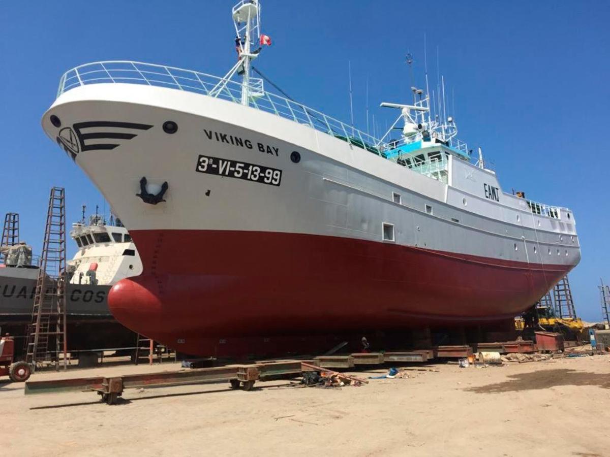 Vista del 'Viking Bay'.