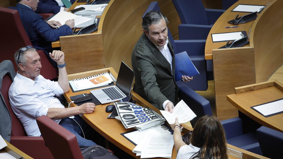 PP y Vox obvian el chat del Consell y la protesta de las víctimas para aprobar sus conclusiones de la dana