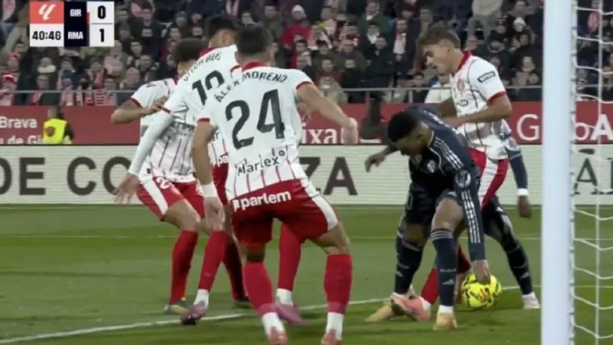 El gol anulado al Real Madrid