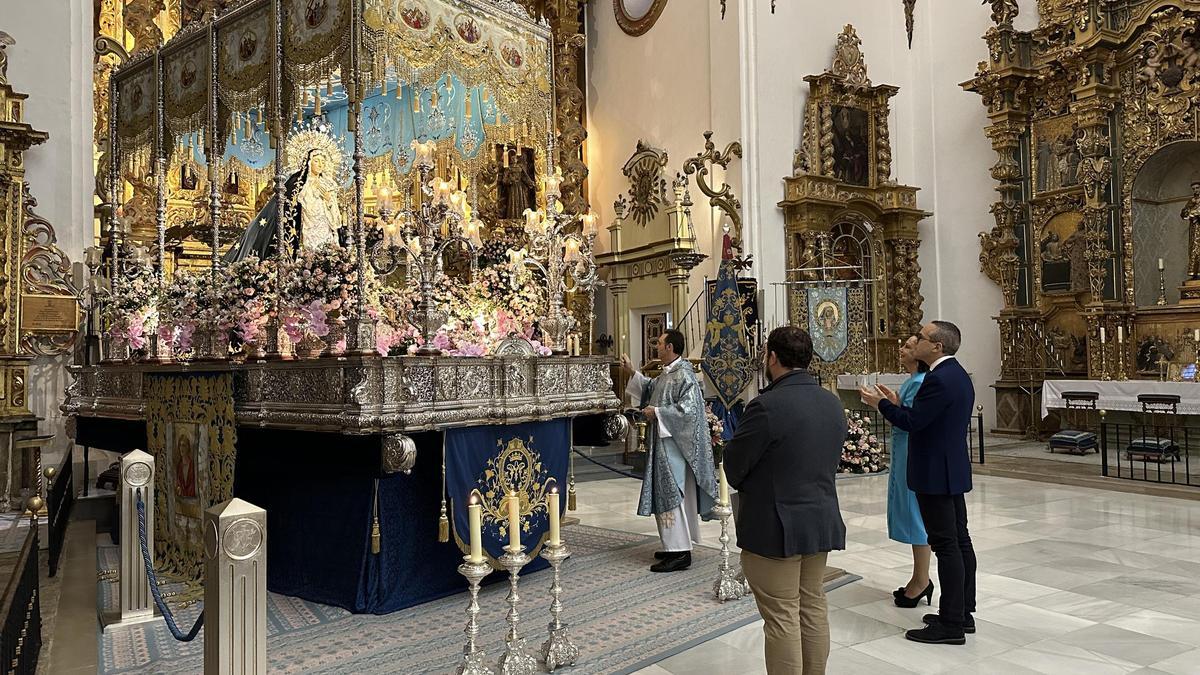 Momento de la bendición del sistema.