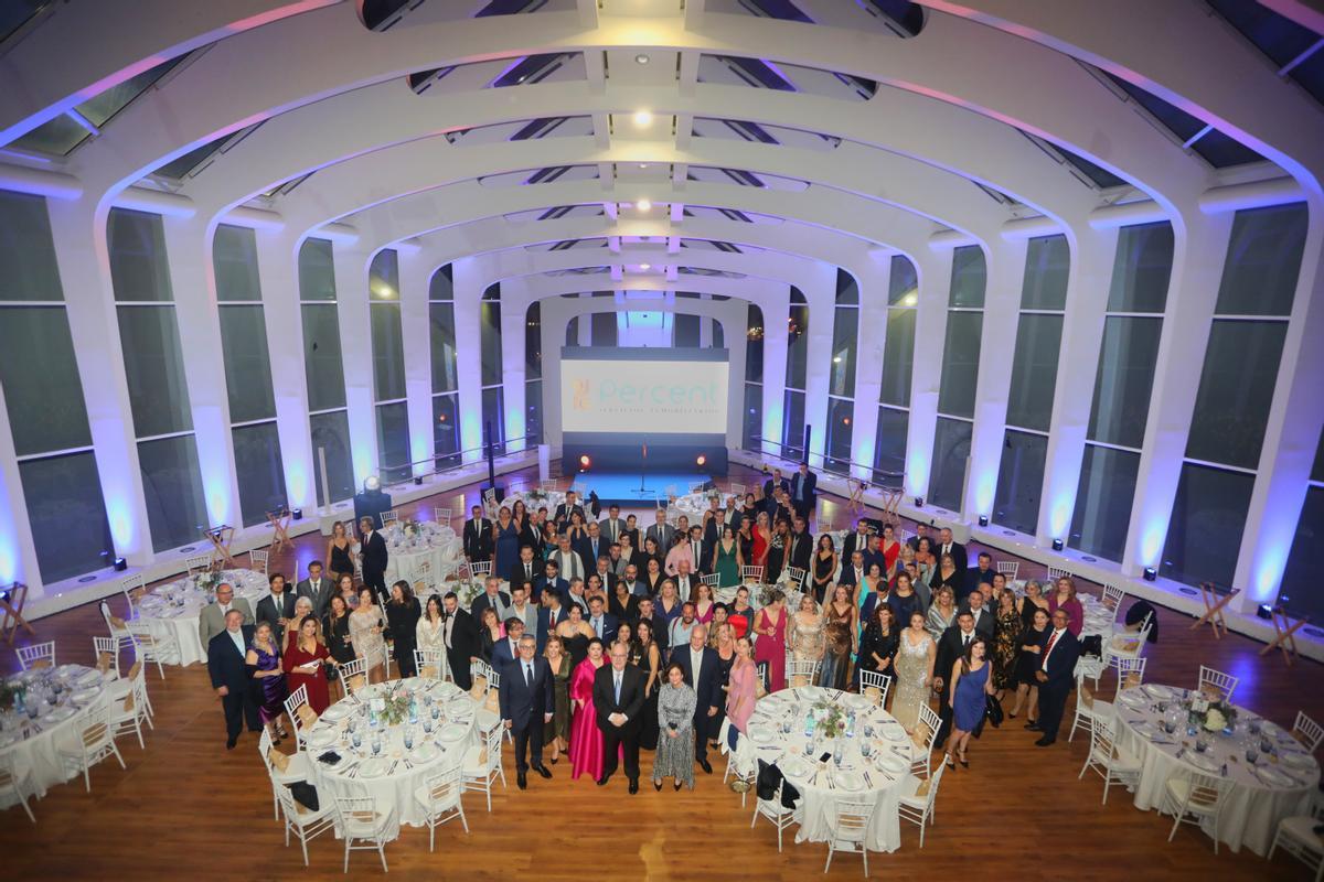 Percent Servicios Inmobiliarios celebra su X Aniversario por todo lo alto en el Palau de les Arts