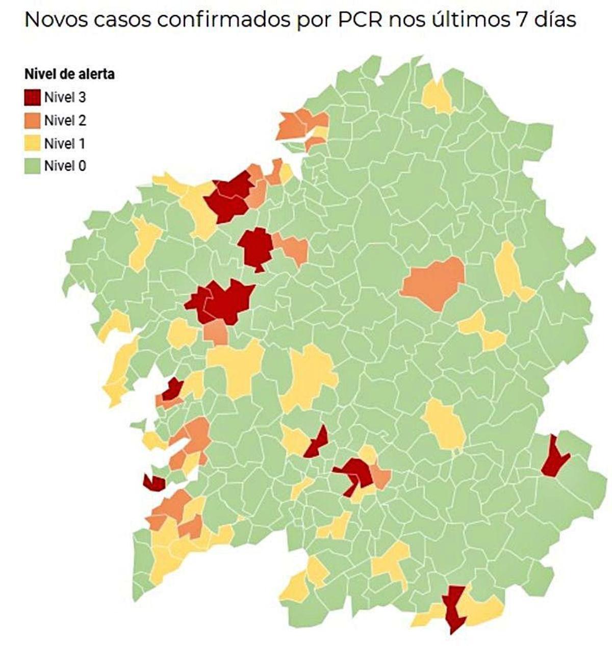 Cangas escala hasta los 34 contagiados y el Concello suspende el mercadillo de los viernes y otras actividades