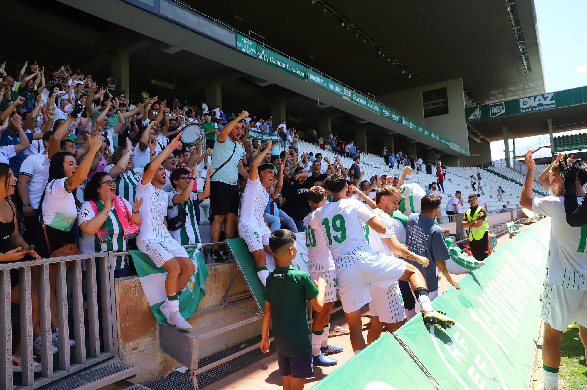 El derbi de play off entre el Córdoba B y el Ciudad de Lucena, en  imágenes