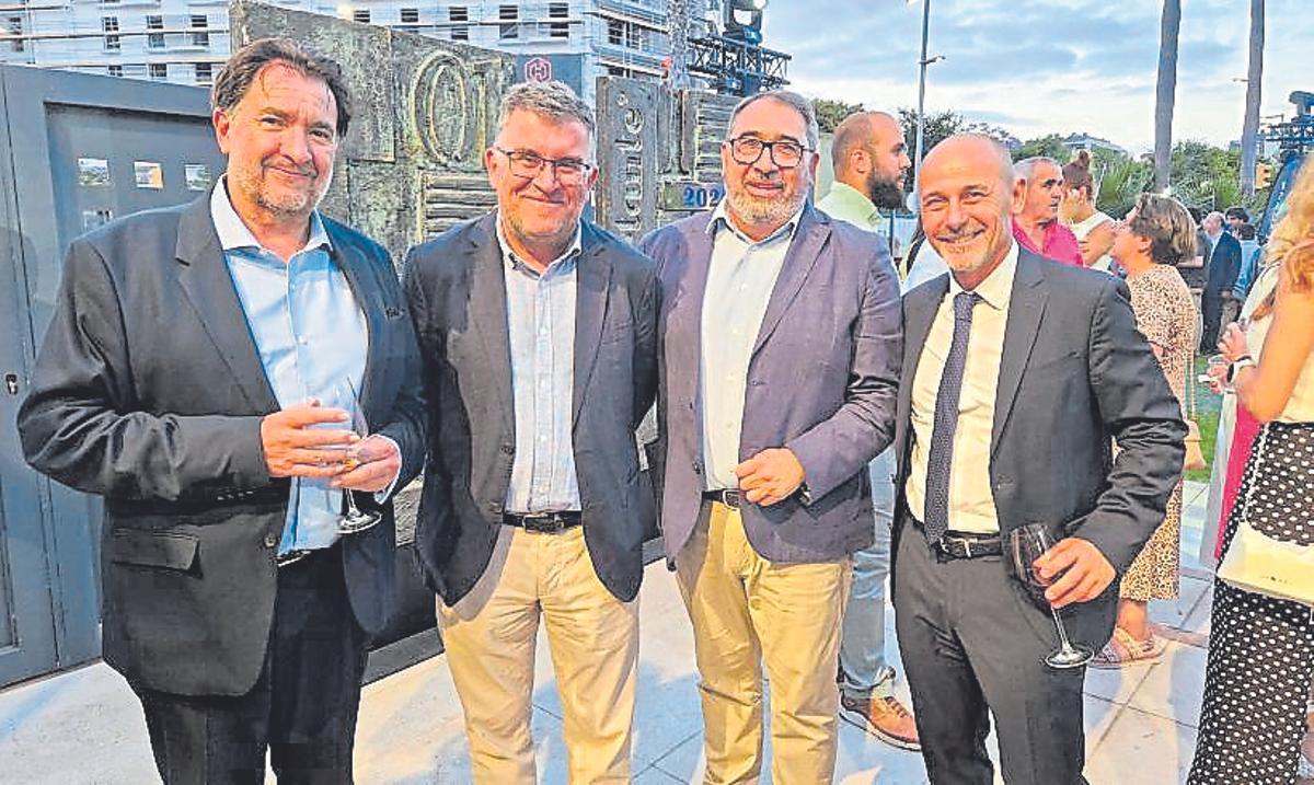 Xavi Bonet, Joan Simonet, David Velasco y Sebastián Oliver.