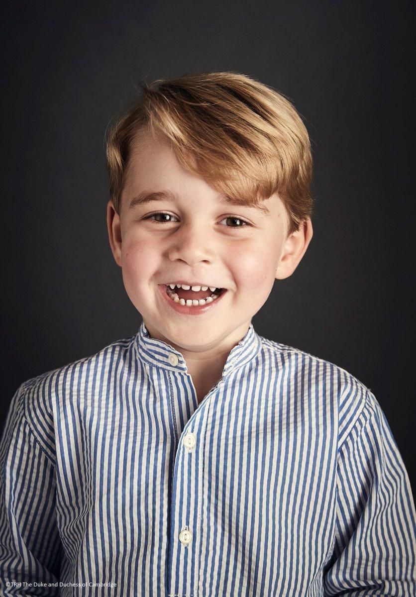 El Príncipe Jorge por su 4º cumpleaños