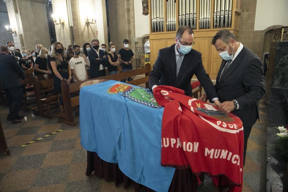 Funeral de Juan José Corrales, exalcalde de Siero