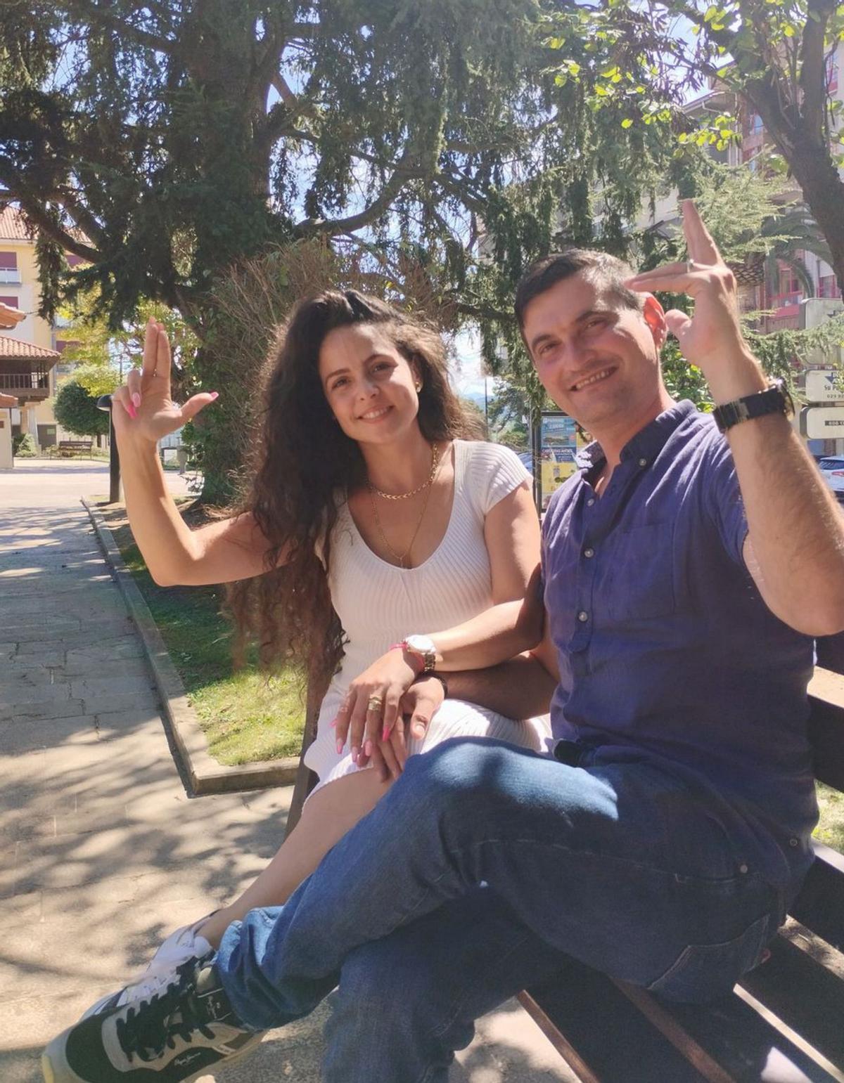 Teresa Denisse y Maikel Valdés, en Posada. | S. A.