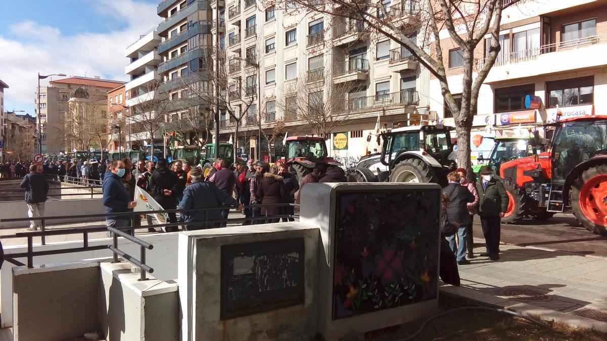 Tractorada en Zamora.