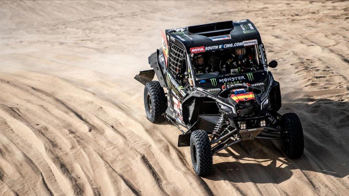 Farrés y Oliveras, plata en su primer Dakar en Side by Side