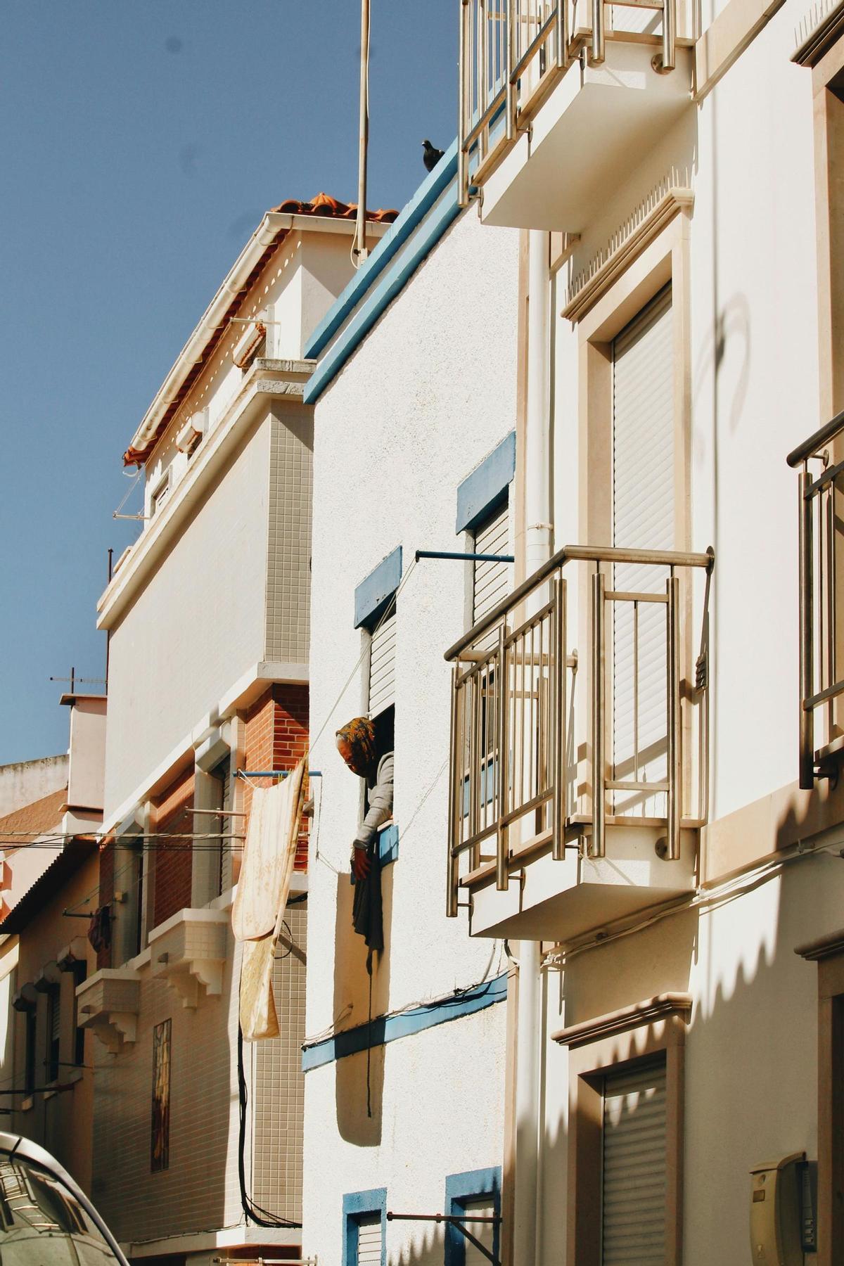 Las callejuelas de Nazaré, en Portugal