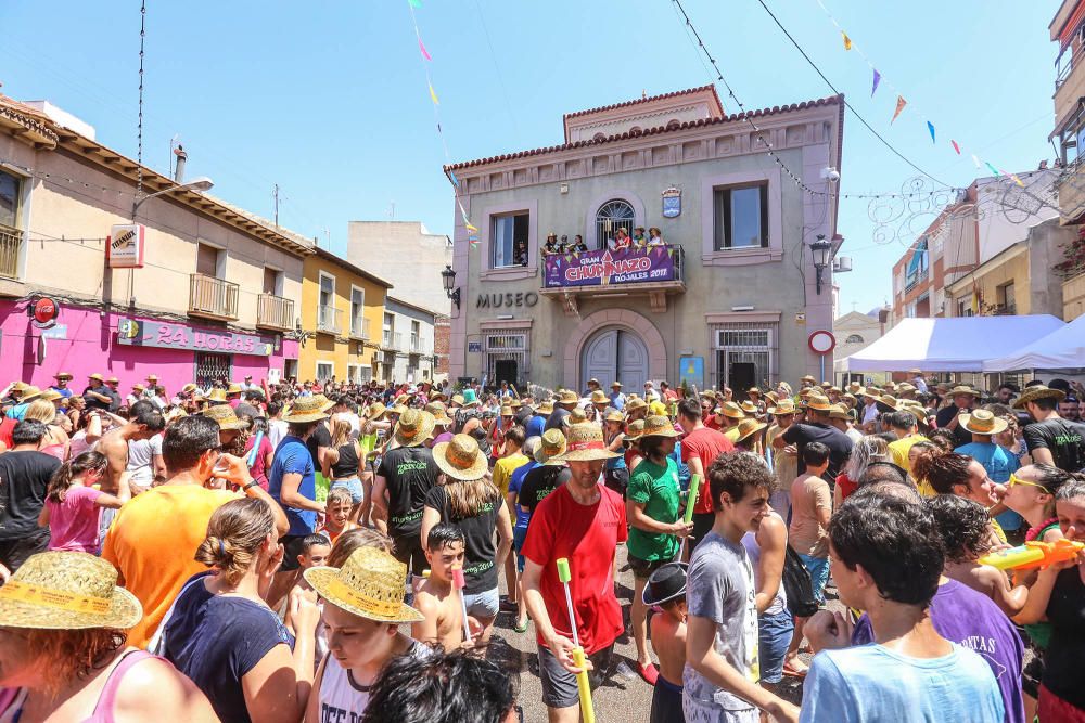 Chupinazo de las fiestas en Rojales