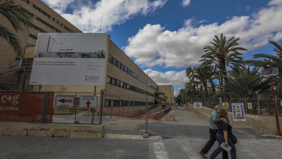 Estado de las obras, paralizadas al cabo de dos años de su inicio