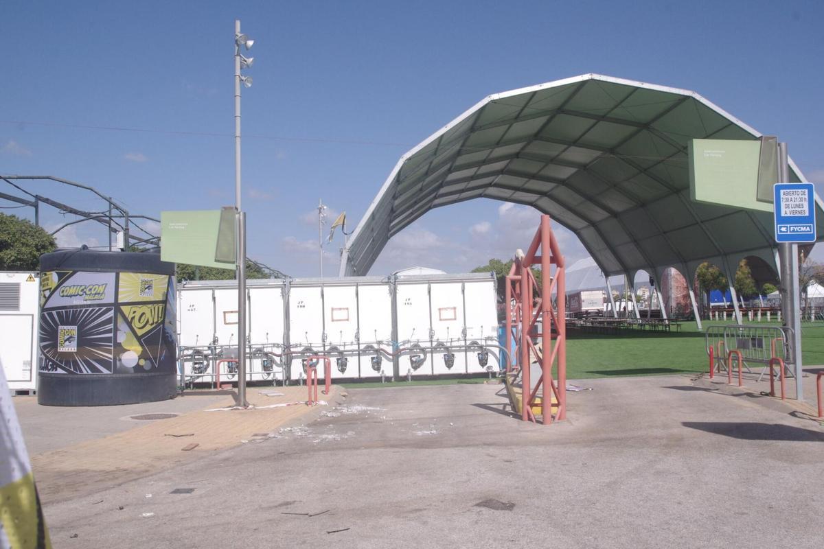 Preparativos para la San Diego Comic-Con Málaga en el Palacio de Ferias de Málaga Preparativos para la San Diego Comic-Con Málaga en el Palacio de Ferias de Málaga