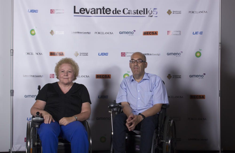 Rosa Gual, directora del Maset de Frater, con el presidente de Frater, Ximo Nebot.