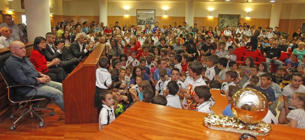 Entrega del Baló d'Or 2015 a Jaume en Almenara