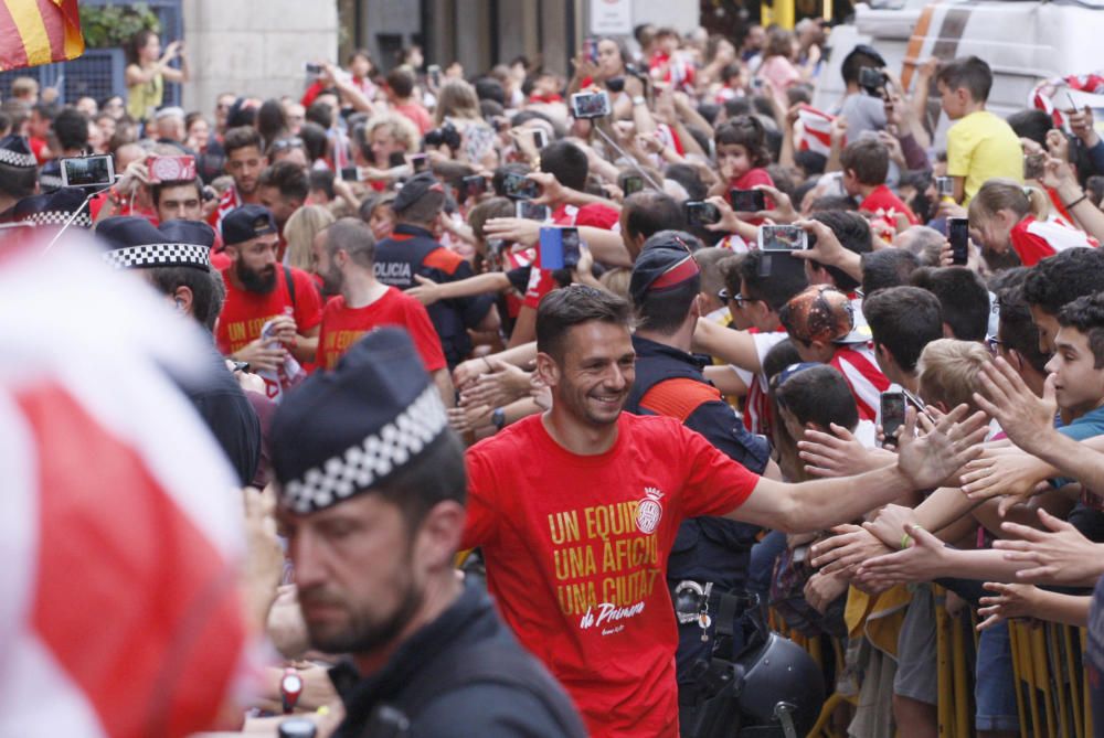 Rua de celebració de l'ascens del Girona