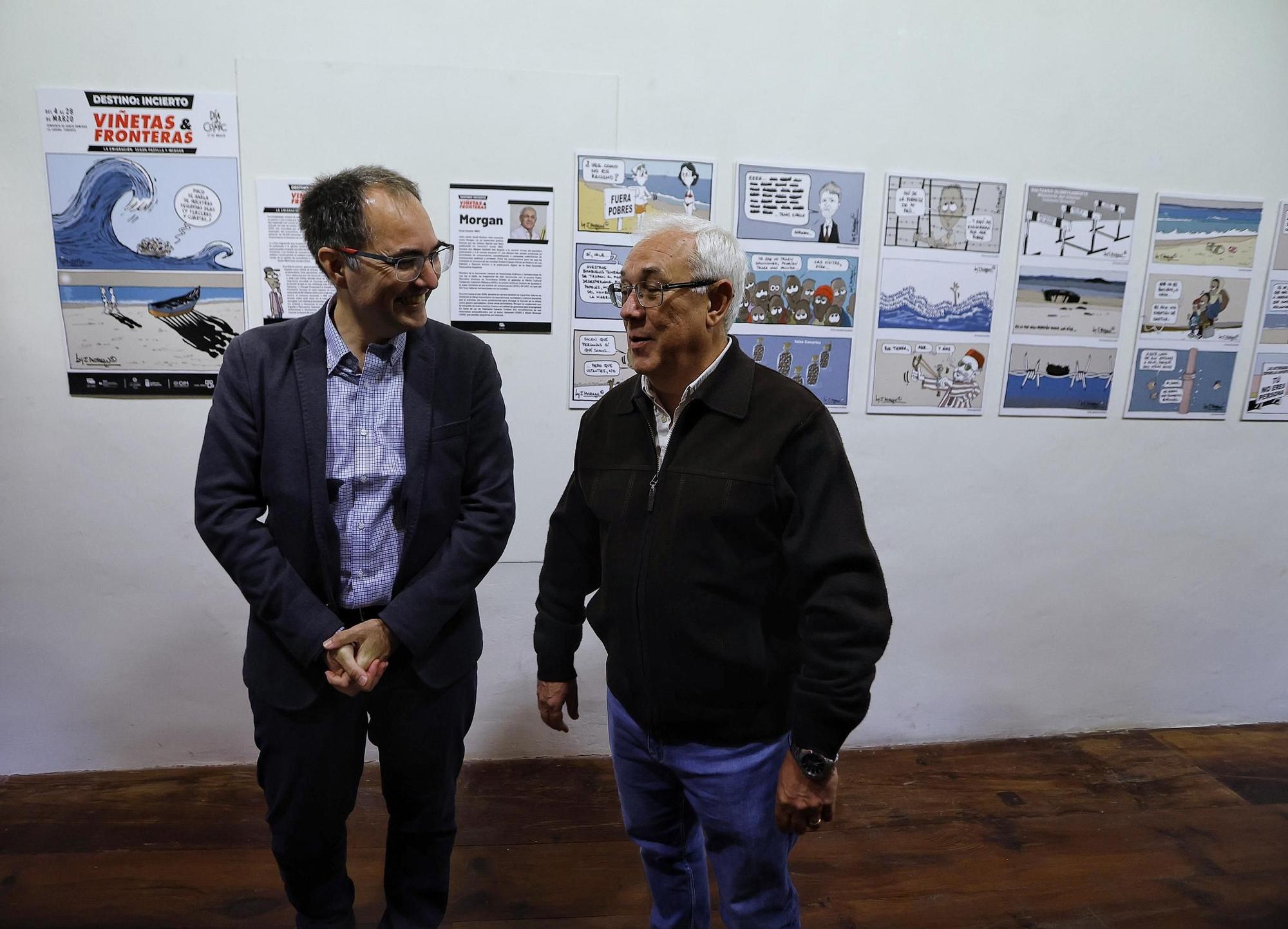 Inauguración de la exposición 'Viñetas y Fronteras'