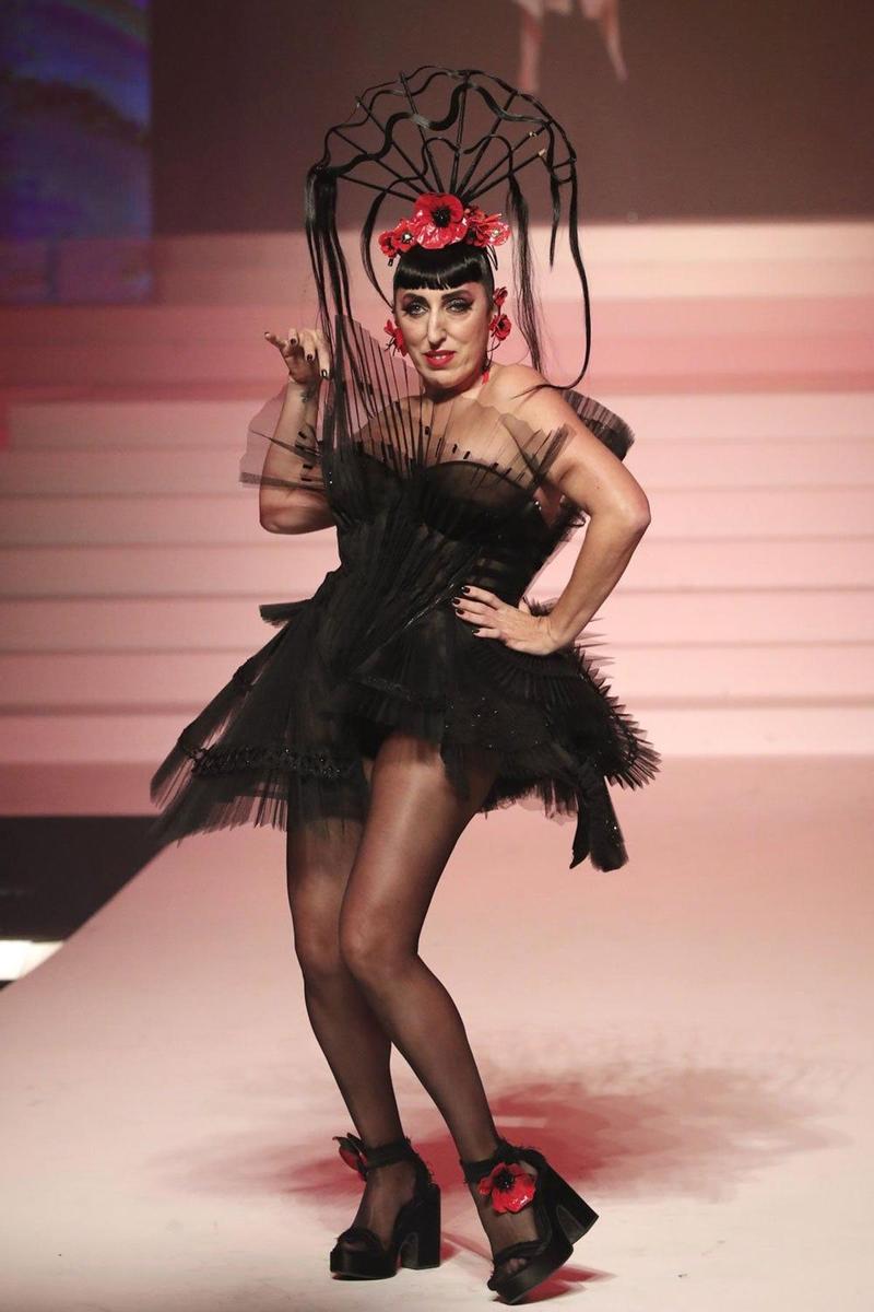 Rosy de Palma, en el último desfile de Jean Paul Gaultier