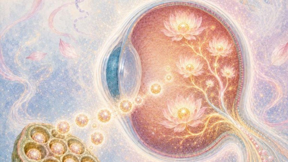 Recreación artística: una herramienta de edición genética conocida como TIGRA activa múltiples genes neuroprotectores, preservando las células ganglionares de la retina dañadas.