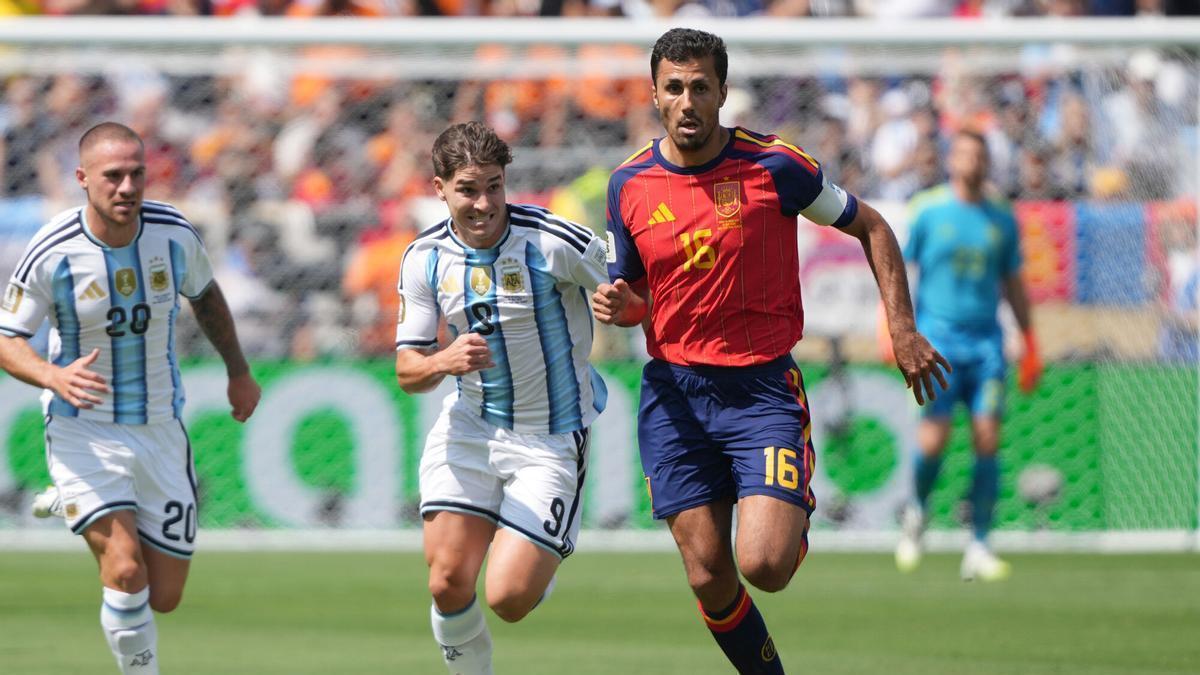 Rodri durante el Mundial 2026