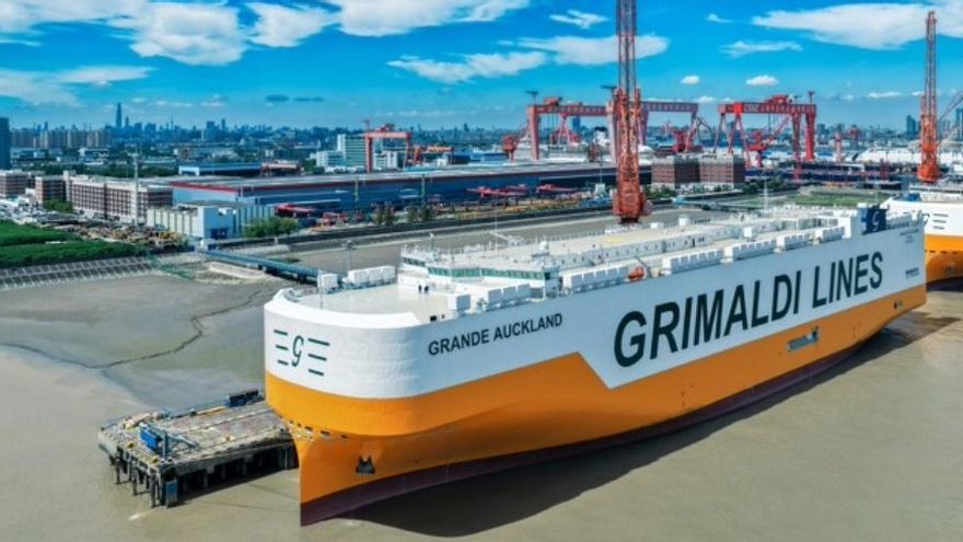 Vigo será escala del viaje inaugural del ro-ro «Grande Auckland» de Grimaldi